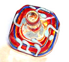 Handmade Glass Dreidel Spinning Top 1 1 2 Inches