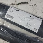 Ikea Runnen Edging Strip Outdoor Flooring Decking Dark Gray Plastic 4pack New 