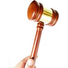 Handmade Wooden Gavel And Sound Block Set For Judge Auctioneer Lawyer Meeting