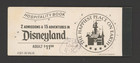 Vintage Disneyland Complete Hospitality Book With 2 Admissions   15 Ride Tickets
