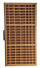 Hamilton Letter Press Printers Drawer Wood Metal 16x32 Trinket Display 147 Slots
