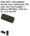 Fair-rite 2631480002 Ferrite 31 Round Cable Core  Cylindrical  5 Pack 