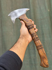 Lot Of 5 Custom Handmade High Carbon Steel Tactical Tomahawk Axe   Throwing Axe