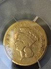 1855  3 Three Dollar Gold Princess Pcgs G04