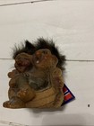 Fosse Troll  Two Trolls On Boat Norway   3 5  Vtg With Tag  N-3770