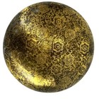 Antique Replica Brass   Bronze Floral Finish Oriental Bedwarmer