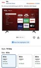 Tcl 43-inch 4k Uhd Led Smart Tv 43s435  Roku  2021  Netflix  Disney   Black