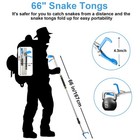 Snake Grabber Tool  66  Snake Tongs Removal Professional Collapsible Rattlesn   