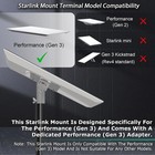 Starlink Performance Gen 3 Mount  Starlink Tripod Mount With Stainless Steel Ada