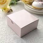 Blush 100 Pcs Cake Favor Boxes 4 x4 x2  Wedding Party Decorations Gift Supply