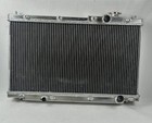 All Aluminum Radiator   2x Fans For 2001-2005 Honda Civic  mt  1 7l