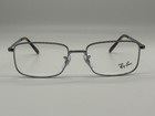 New Ray Ban Rb 3717v 2502 Gunmetal Eyeglasses Frame Rx 54-18