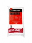 Supreme X Hanes Men   s Logo Boxer Briefs 4-pack White Xl Cotton Jersey