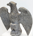 Vintage Metal American Eagle Flag Pole Finial Topper Winged Spread Eagle 6x6 5