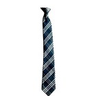 Boys Clip On Tie Black  Grey With A Bit Of Blue Approx 17 Inches