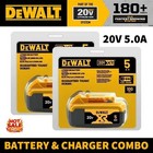 2 Packs New Dewalt Dcb205 20v Max Xr 5 0ah Lithium-ion Battery For Tools Us