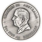 2026 Australia Turtle Yaunati 2 Oz Silver Antiqued Colored Coin