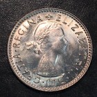 1953  m  Australia Six Pence Sixpence - High Quality Scans  q884