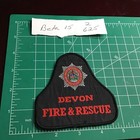 Devon Fire Department British Rescue  Shoulder Patch