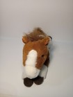 Fao Schwarz Pinto Pony Horse Plush Stuffed Animal 12  Brown White Pre Loved 