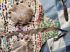 Antique Native American Beaded Indian C  1800s Child Girl Ceremony Dress