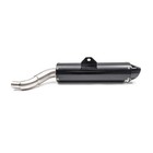 Hmf Slip On Exhaust For Suzuki King Quad 400 eiger  08-24  Brushed W turn Down