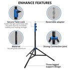 Flashpoint Pro Heavy-duty Air-cushioned Light Stand  blue  7 2  