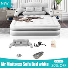 King Size Air Mattress Sofa Bed For Outdoor Indoor Portable Inflatable Couch New