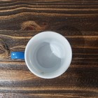 3d Disneyland Castle With Tinker Bell Coffee Cup Mug Blue Vintage