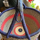 African Market Baskets Bolga Large Handcrafted In Ghana