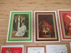 Lot Of 12 Vintage Christmas Cards  - Unused - Nativity  Seasons Greetings  Etc 