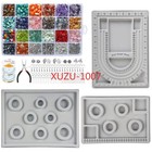 Diy Craft Jewelry Making Supplies Kit Findings Sterling Beading Repair Tools Set