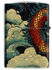 Zippo Dragon Design Tumbled Brass 540 Fusion 46705