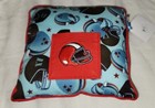 Childs Tooth Fairy Works 7x7  Football Helmets  17  Keepsake Pocket Pillow New