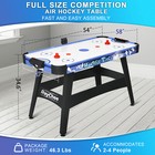 58  Air-powered Hockey Arcade Table Sport 12v Kid Toy Led Scoring Game Room Puck