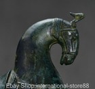 12 8  Han Dynasty Chinese Bronze Ware Fengshui 12 Zodiac Year Horse Sculpture
