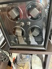 Oryx Watch Winder 4 Rotatator Box Auto Rotating Black- For Parts