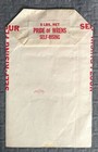 1971 Vintage  Pride Of Wrens  5 Lb  Paper Flour Bag