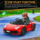 12v Ride On Car Kids Battery Powered Electric Car Led Headlights Hydraulic Doors