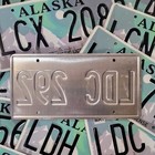Alaska License Plate     free         1 Artistic Design  light  W random Letters     s