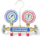 Yellow Jacket 42004 Series 41 Manifold With 3-1 8 Inch Gauge