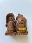 Vintage Native American Indian Salt   Pepper Shakers Minneapolis Souvenir Corks