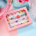 Little Girl Jewel Rings In Box 24 Lovely Girls Rings