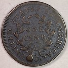 1798 S-146 R-5 Draped Bust Large Cent Extremely Fine Xf Coin  Damaged  16406