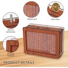  10000 Money Saving Challenge Box Cash Vault Wooden Savings Box Cash Saver W pen