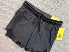 All In Motion Girls Youth Large 10 12 Black Active Light 2 In 1 Shorts