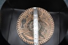 Fine 19th C  Persian Islamic Art Pottery Bowl With Yellow Script Middle East