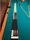 Set Of 4 Pool Cues New 58  Billiard House Bar Pool Cue Sticks