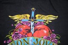 True Vintage Bon Jovi T Shirt 1989 The World Concert Tour Mens Xl Captain Kidd