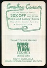 1984 Oak Ridge Boys Sylvia Wssl Radio Promo Concert Backstage Pass Greenville Sc